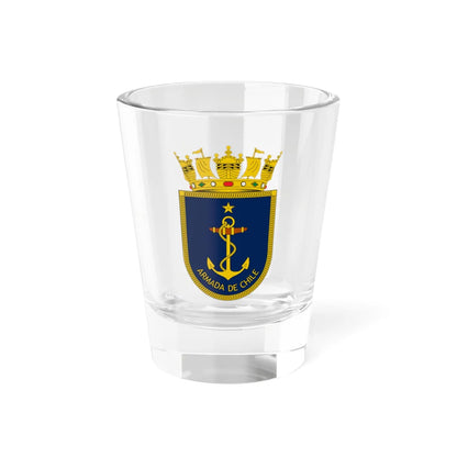 Coat of arms of the Chilean Navy (Chile) (Coat of Arms) Shot Glass 1.5oz 1.5oz - Go Mug Yourself