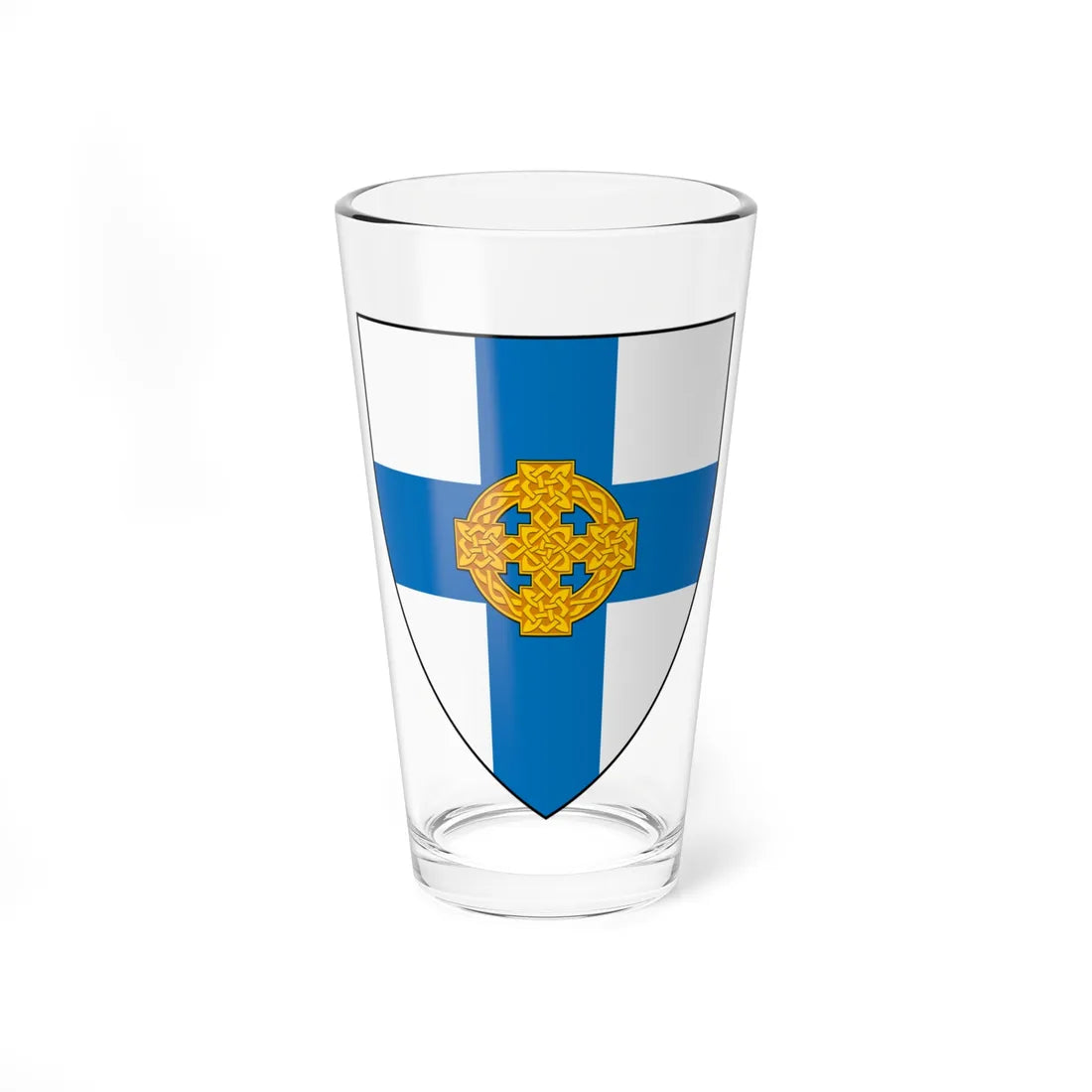 Coat of Arms of the Church in Wales (United Kingdom) (Coat of Arms) Pint Glass 16oz 16oz - Go Mug Yourself