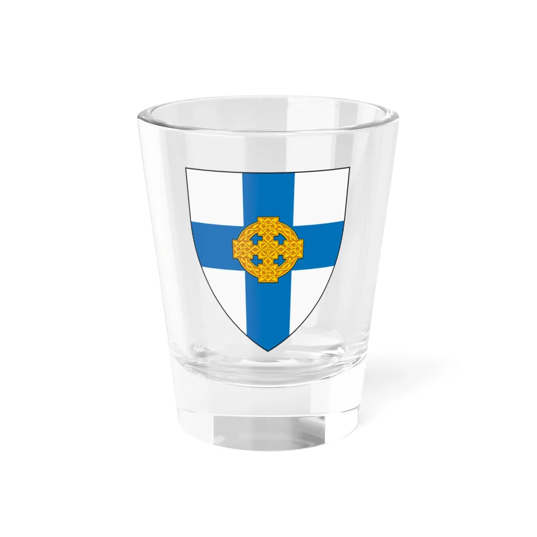 Coat of Arms of the Church in Wales (United Kingdom) (Coat of Arms) Shot Glass 1.5oz 1.5oz - Go Mug Yourself