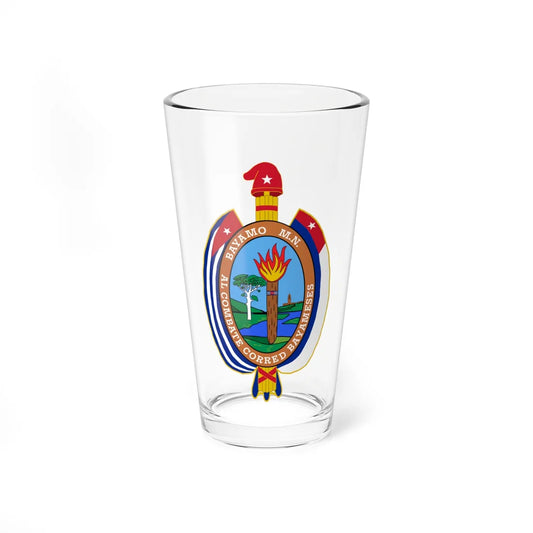 Coat of arms of the city of Bayamo (Cuba) (Coat of Arms) Pint Glass 16oz 16oz - Go Mug Yourself
