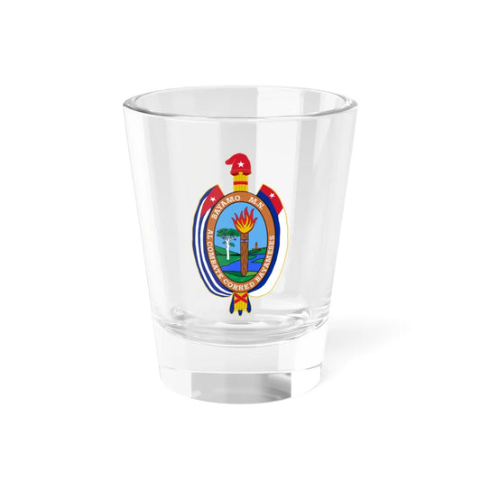 Coat of arms of the city of Bayamo (Cuba) (Coat of Arms) Shot Glass 1.5oz 1.5oz - Go Mug Yourself