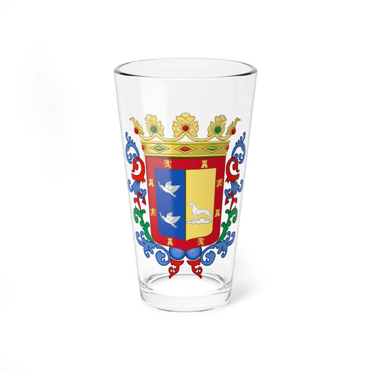 Coat of arms of the city of Camagüey Cuba (Costa Rica) (Coat of Arms) Pint Glass 16oz 16oz - Go Mug Yourself