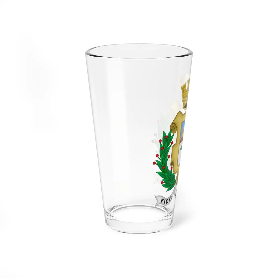 Coat of arms of the city of Cienfuegos Cuba (Cuba) (Coat of Arms) Pint Glass 16oz - Go Mug Yourself