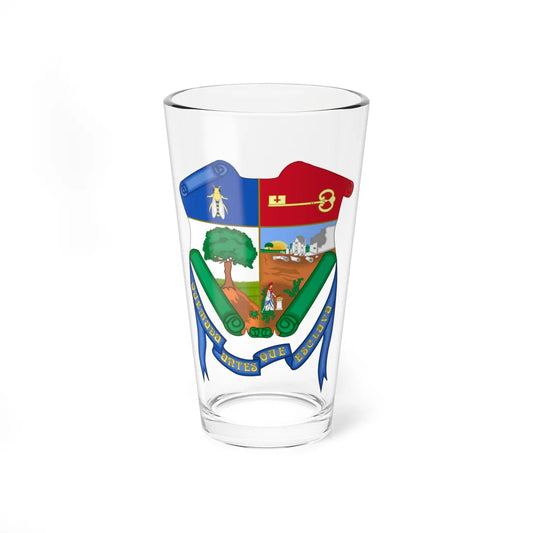 Coat of Arms of the city of Las Tunas Cuba (Cuba) (Coat of Arms) Pint Glass 16oz 16oz - Go Mug Yourself