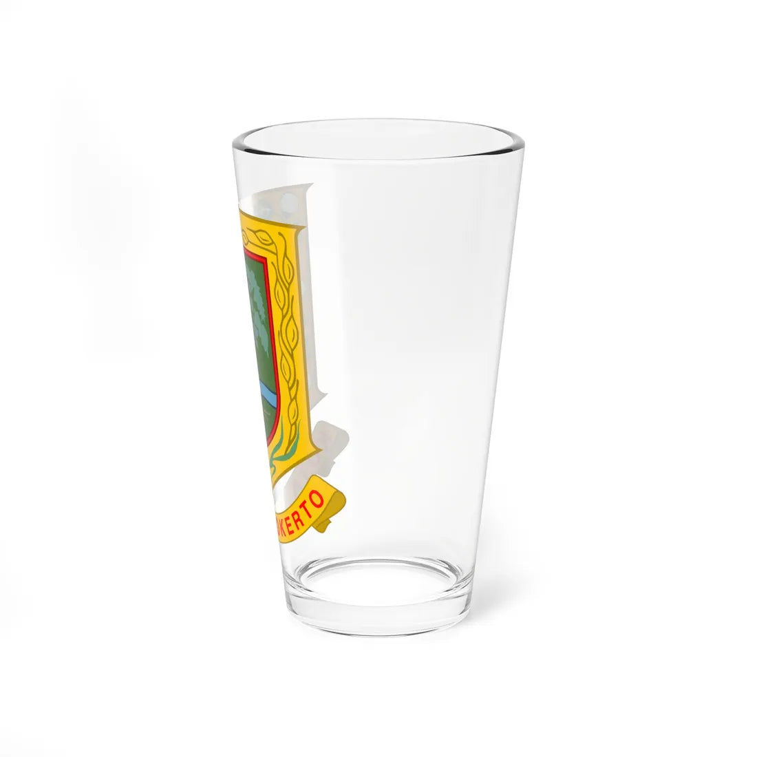 Coat of arms of the City of Mojokerto (Indonesia) (Coat of Arms) Pint Glass 16oz - Go Mug Yourself