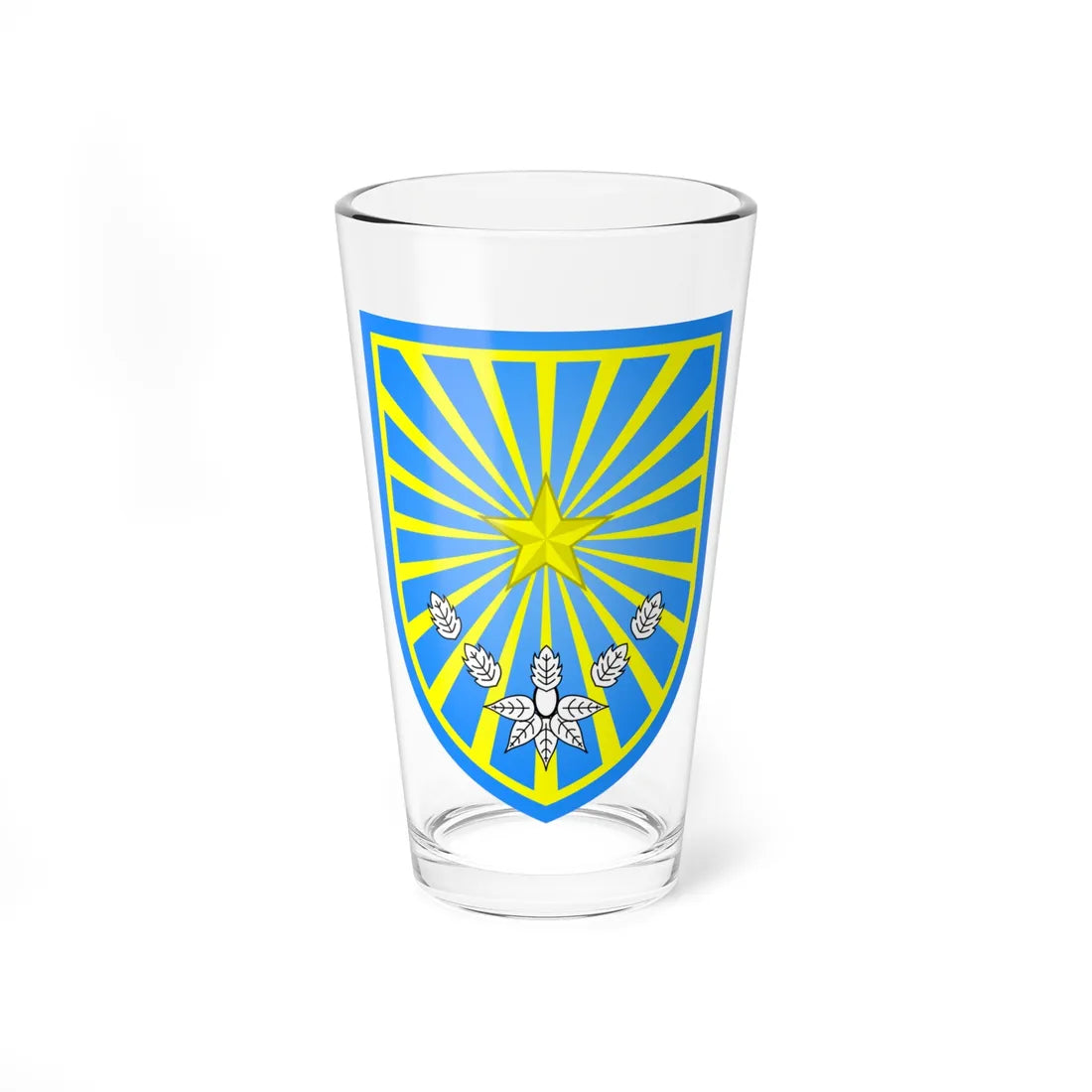 Coat of arms of the City of Probolinggo (Indonesia) (Coat of Arms) Pint Glass 16oz 16oz - Go Mug Yourself