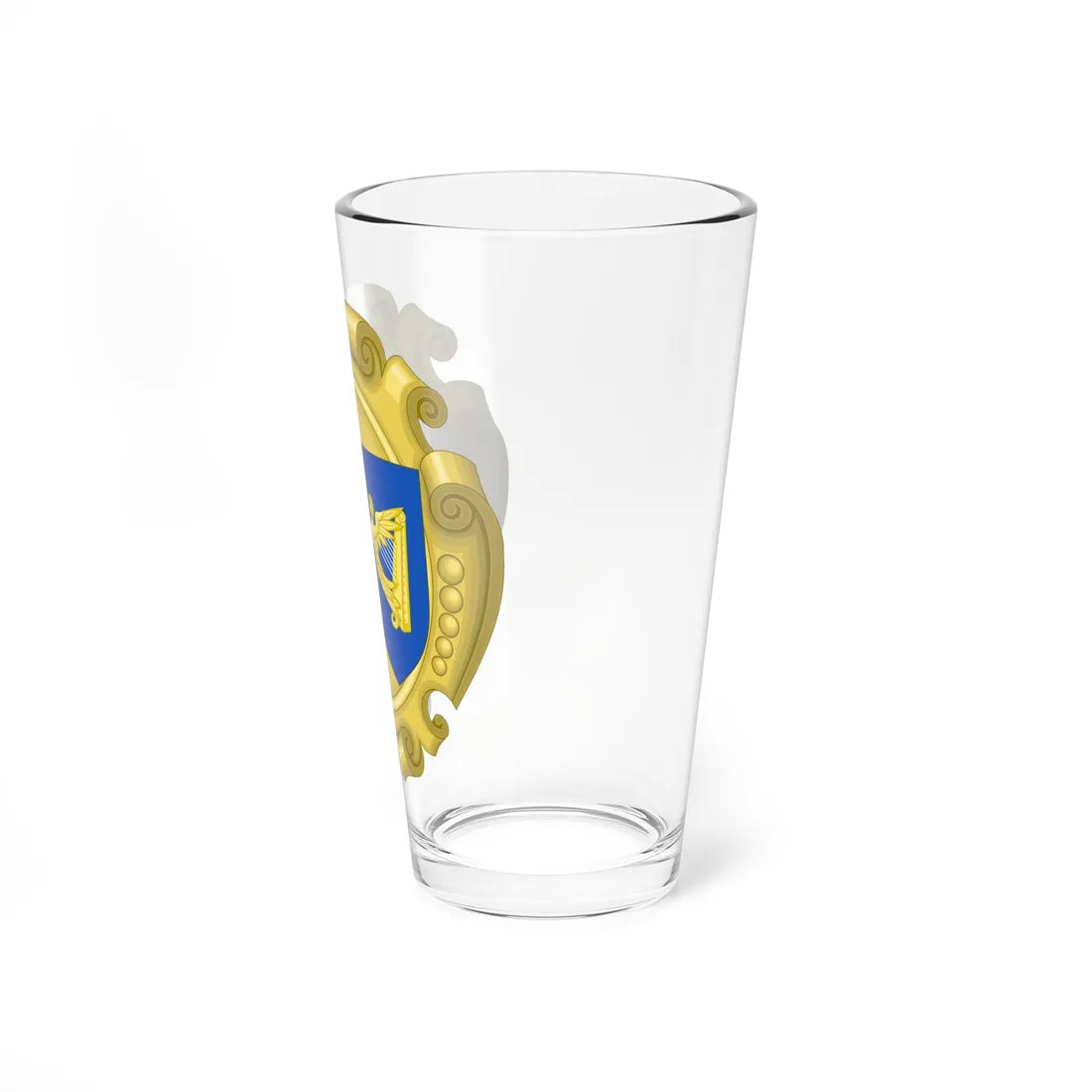 Coat of Arms of the Commonwealth of England (Ireland) (Coat of Arms) Pint Glass 16oz - Go Mug Yourself