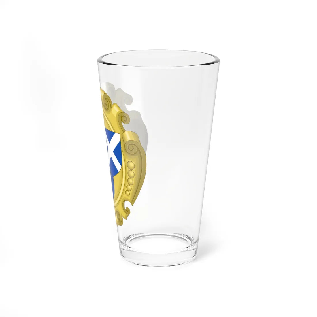 Coat of Arms of the Commonwealth of England Scotland and Ireland (Ireland) (Coat of Arms) Pint Glass 16oz - Go Mug Yourself