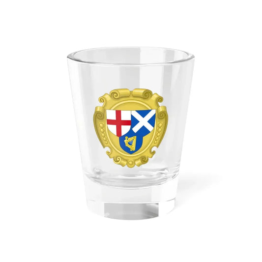 Coat of Arms of the Commonwealth of England, Scotland and Ireland - Shot Glass 1.5oz 1.5oz - Go Mug Yourself