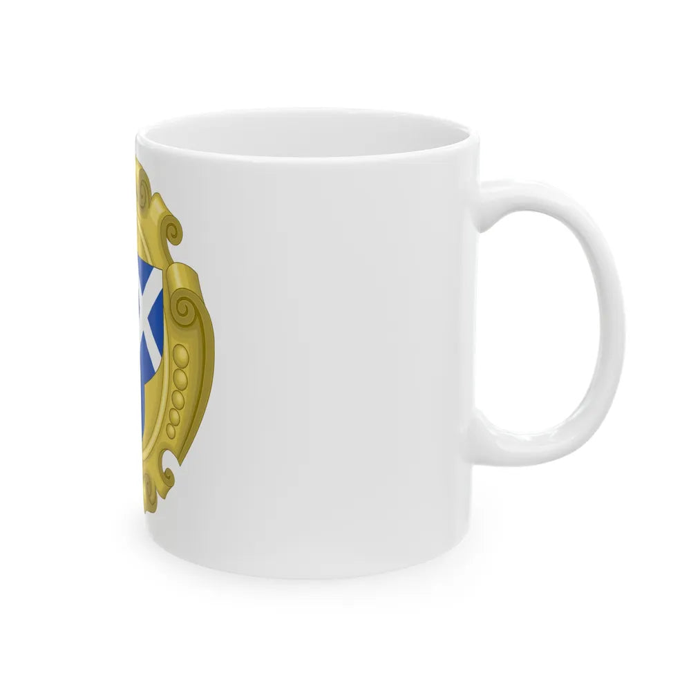 Coat of Arms of the Commonwealth of England, Scotland and Ireland - White Coffee Mug-Go Mug Yourself