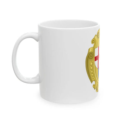 Coat of Arms of the Commonwealth of England, Scotland and Ireland - White Coffee Mug-Go Mug Yourself