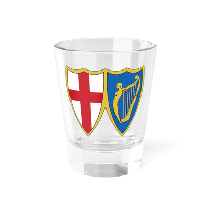 Coat of arms of the Commonwealth of England (United Kingdom) (Coat of Arms) Shot Glass 1.5oz 1.5oz - Go Mug Yourself
