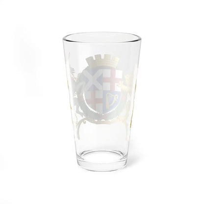 Coat of Arms of the Commonwealth of Great Britain and Northern Ireland (United Kingdom) (Coat of Arms) Pint Glass 16oz - Go Mug Yourself