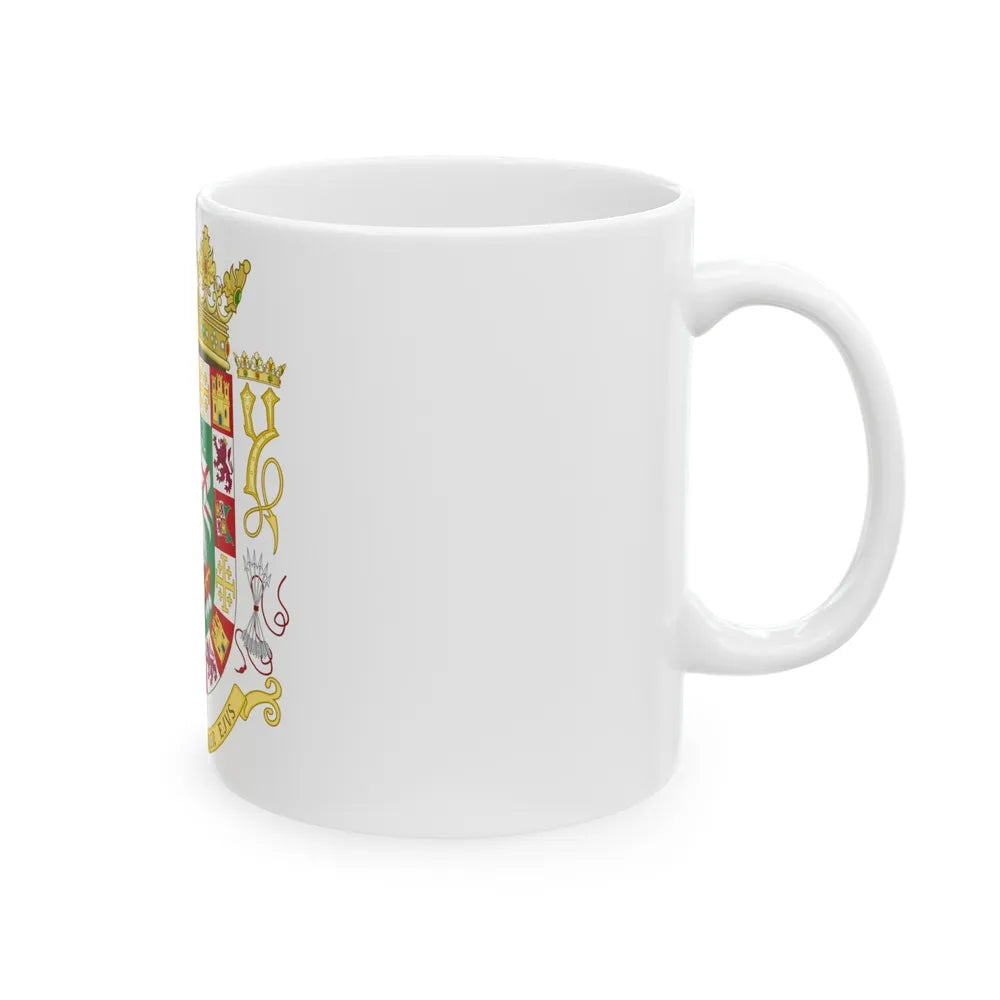 Coat of arms of the Commonwealth of Puerto Rico - White Coffee Mug-Go Mug Yourself