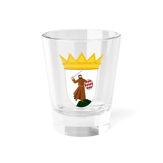 Coat of arms of the Commune of Monaco (Monaco) (Coat of Arms) Shot Glass 1.5oz 1.5oz - Go Mug Yourself