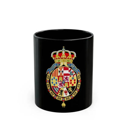 Coat of Arms of the Congress of Spain - Black Coffee Mug 11oz - Go Mug Yourself