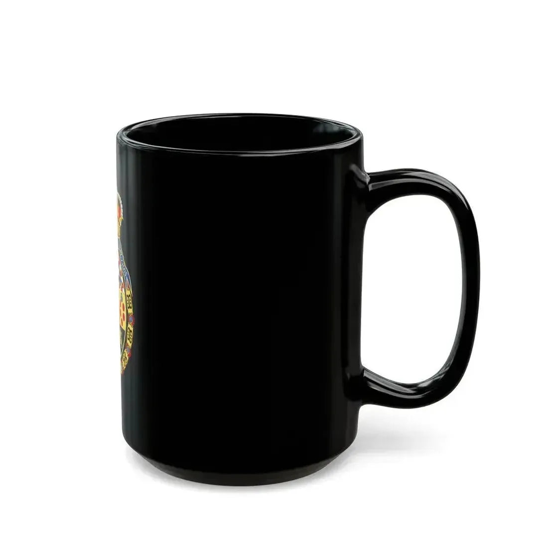 Coat of Arms of the Congress of Spain - Black Coffee Mug - Go Mug Yourself