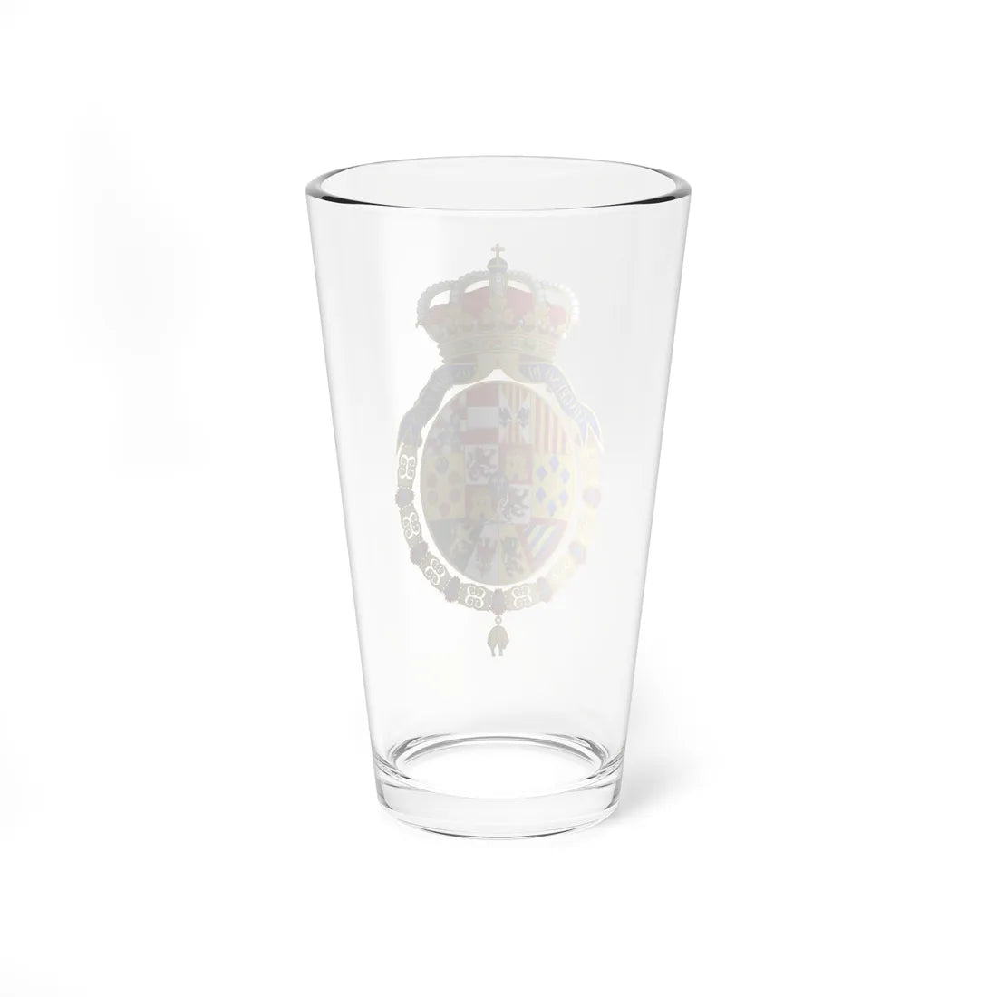 Coat of Arms of the Congress of Spain (Spain) (Coat of Arms) Pint Glass 16oz - Go Mug Yourself