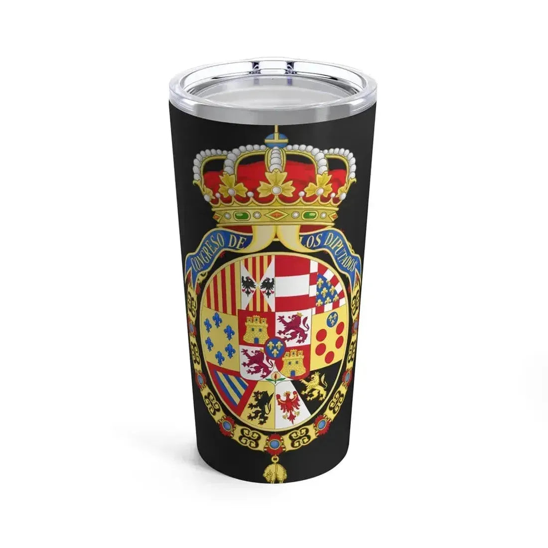 Coat of Arms of the Congress of Spain - Tumbler 20oz 20oz - Go Mug Yourself