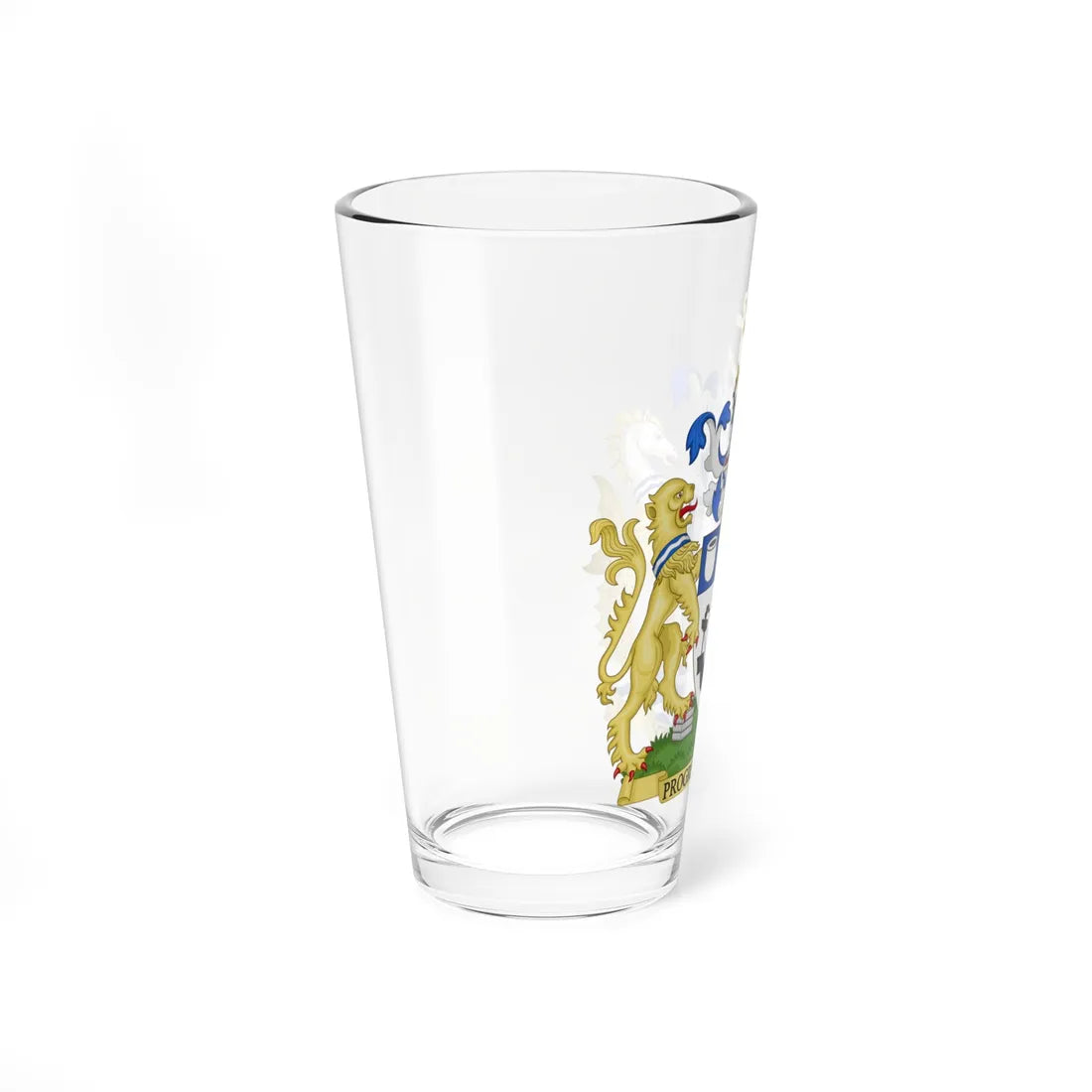Coat of Arms of the County Borough of Teesside (England) (Coat of Arms) Pint Glass 16oz - Go Mug Yourself