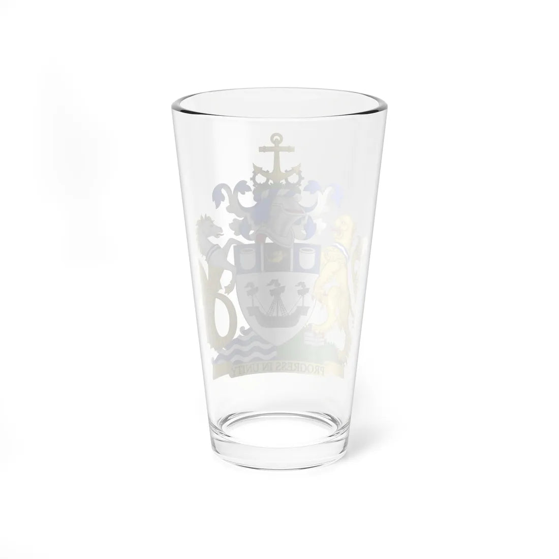 Coat of Arms of the County Borough of Teesside (England) (Coat of Arms) Pint Glass 16oz - Go Mug Yourself