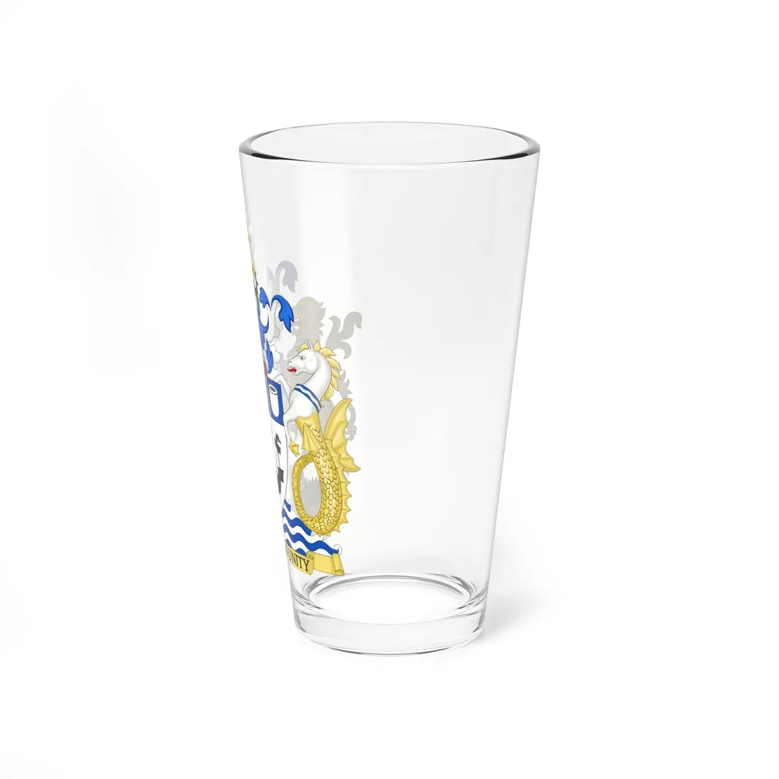Coat of Arms of the County Borough of Teesside (England) (Coat of Arms) Pint Glass 16oz - Go Mug Yourself