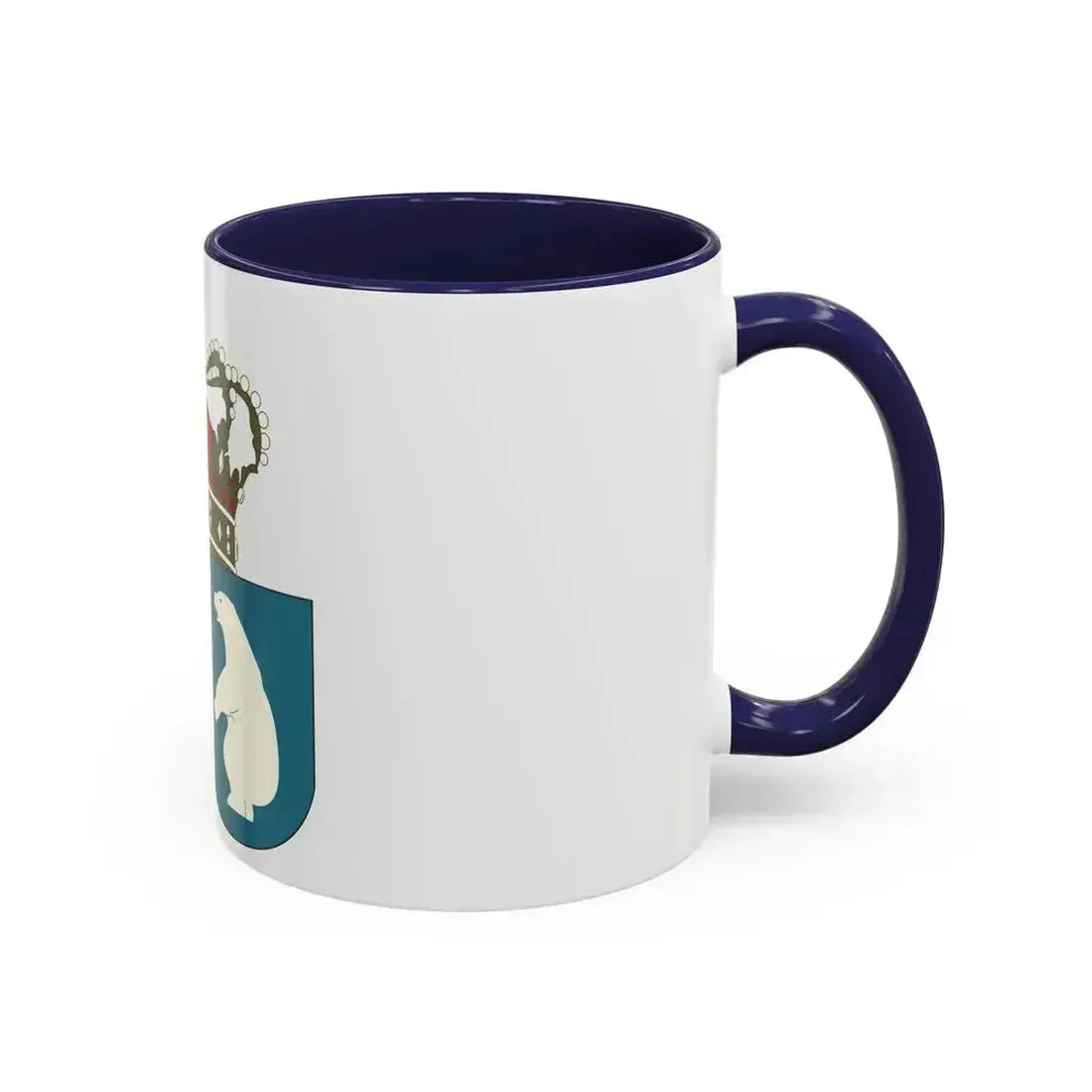 Coat of arms of the County of Greenland - Accent Coffee Mug - Go Mug Yourself