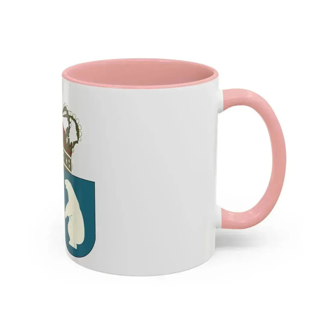 Coat of arms of the County of Greenland - Accent Coffee Mug - Go Mug Yourself