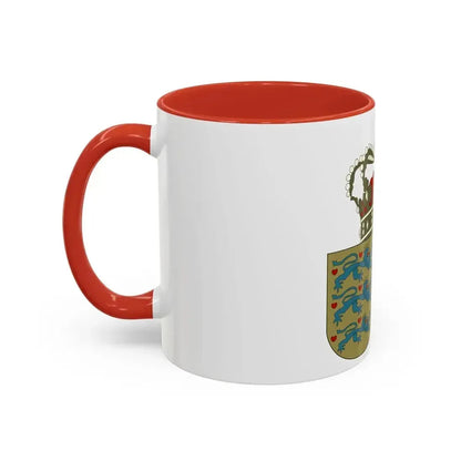 Coat of arms of the County of Greenland - Accent Coffee Mug - Go Mug Yourself