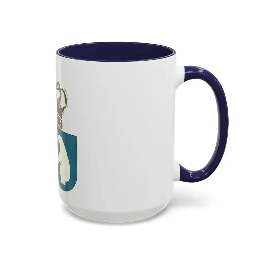 Coat of arms of the County of Greenland - Accent Coffee Mug - Go Mug Yourself