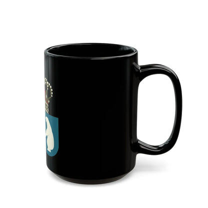 Coat of arms of the County of Greenland - Black Coffee Mug-Go Mug Yourself