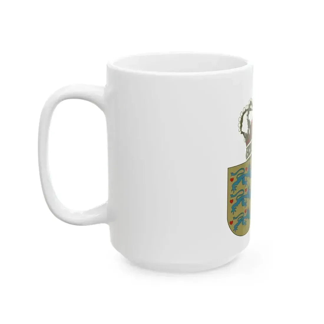 Coat of arms of the County of Greenland - White Coffee Mug - Go Mug Yourself
