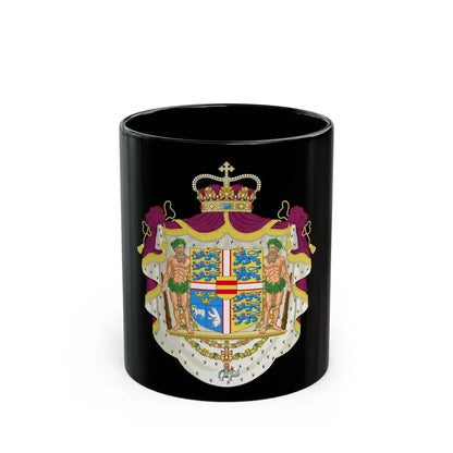 Coat of arms of the Crown Prince of Denmark - Black Coffee Mug 11oz - Go Mug Yourself