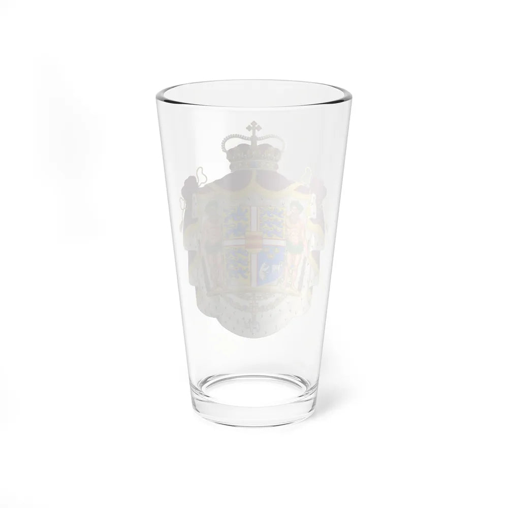 Coat of arms of the Crown Prince of Denmark - Pint Glass 16oz-Go Mug Yourself