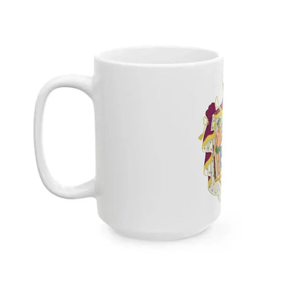 Coat of arms of the Crown Prince of Denmark - White Coffee Mug - Go Mug Yourself