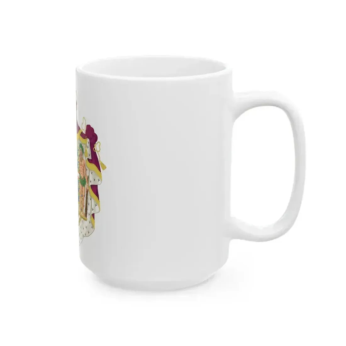 Coat of arms of the Crown Prince of Denmark - White Coffee Mug - Go Mug Yourself