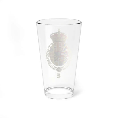 Coat of Arms of the Crown Prince of the Two Sicilies (Italy) (Coat of Arms) Pint Glass 16oz - Go Mug Yourself