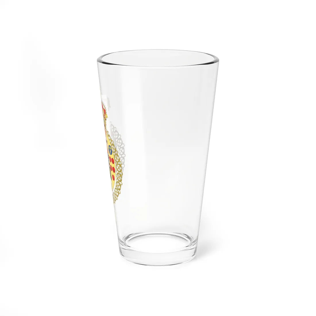 Coat of Arms of the Crown Prince of the Two Sicilies (Italy) (Coat of Arms) Pint Glass 16oz - Go Mug Yourself