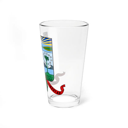 Coat of arms of the Cuban Filibuster Movement (Cuba) (Coat of Arms) Pint Glass 16oz - Go Mug Yourself
