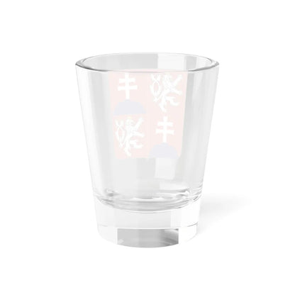 Coat of arms of the Czech and Slovak Federal Republic (Slovakia) (Coat of Arms) Shot Glass 1.5oz - Go Mug Yourself