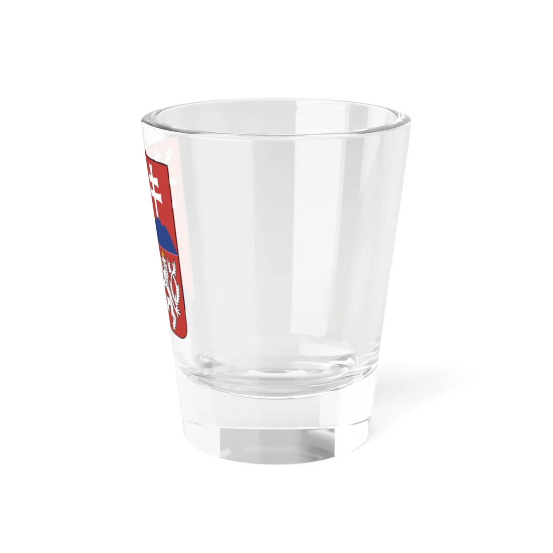 Coat of arms of the Czech and Slovak Federal Republic (Slovakia) (Coat of Arms) Shot Glass 1.5oz - Go Mug Yourself