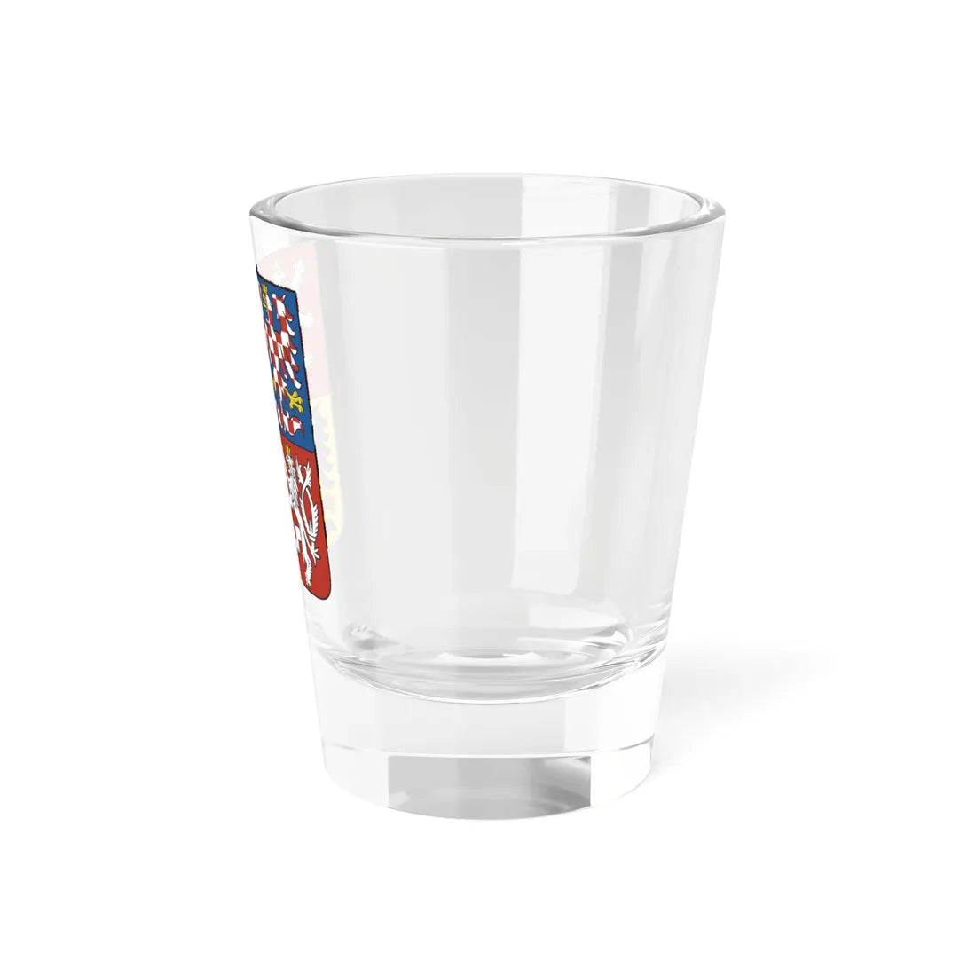 Coat of arms of the Czech Republic (Czech Republic) (Coat of Arms) Shot Glass 1.5oz - Go Mug Yourself
