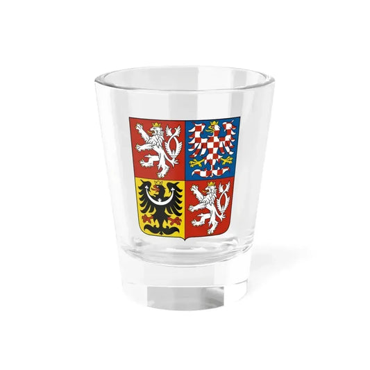 Coat of arms of the Czech Republic - Shot Glass 1.5oz 1.5oz - Go Mug Yourself