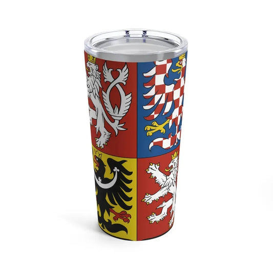 Coat of arms of the Czech Republic - Tumbler 20oz 20oz - Go Mug Yourself