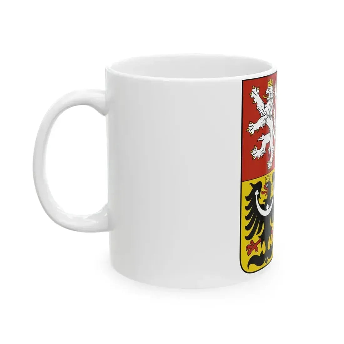 Coat of arms of the Czech Republic - White Coffee Mug - Go Mug Yourself