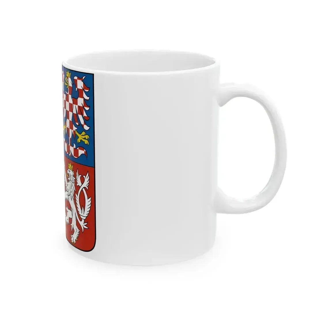 Coat of arms of the Czech Republic - White Coffee Mug - Go Mug Yourself