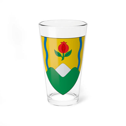 Coat of Arms of the Department of Caldas (Colombia) (Coat of Arms) Pint Glass 16oz 16oz - Go Mug Yourself