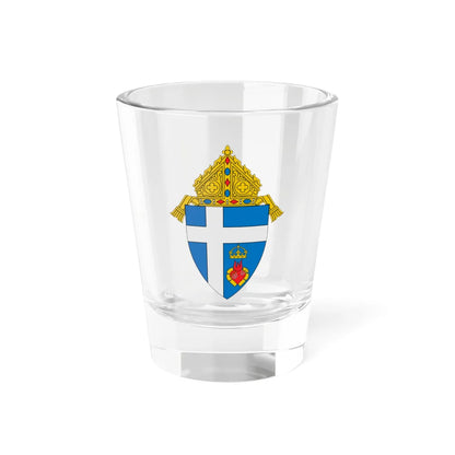 Coat of arms of the Diocese of Caruaru (Brazil) (Coat of Arms) Shot Glass 1.5oz 1.5oz - Go Mug Yourself