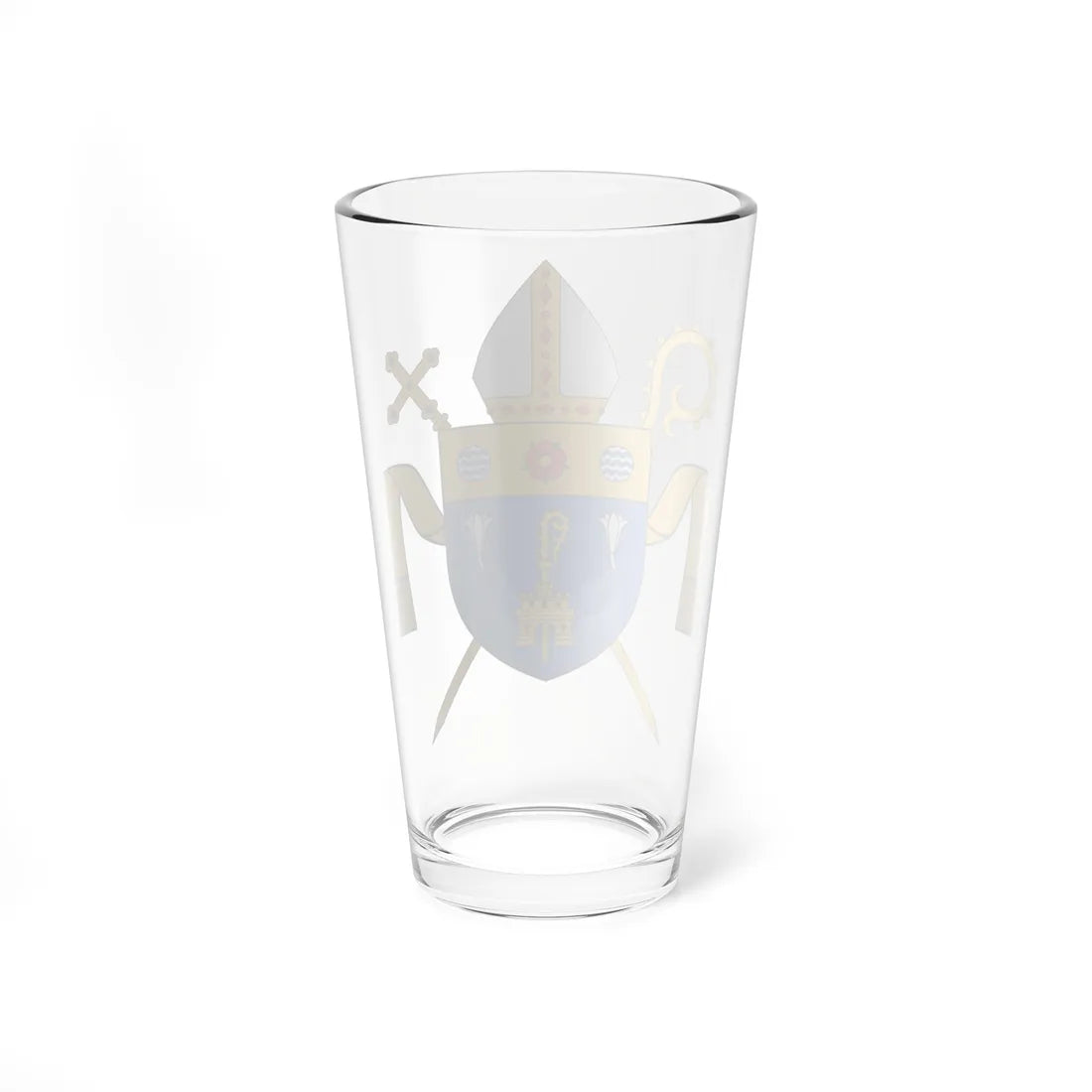 Coat of Arms of the Diocese of Lancaster (England) (Coat of Arms) Pint Glass 16oz - Go Mug Yourself