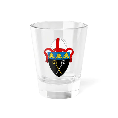 Coat of arms of the Diocese of Llandaff (United Kingdom) (Coat of Arms) Shot Glass 1.5oz 1.5oz - Go Mug Yourself